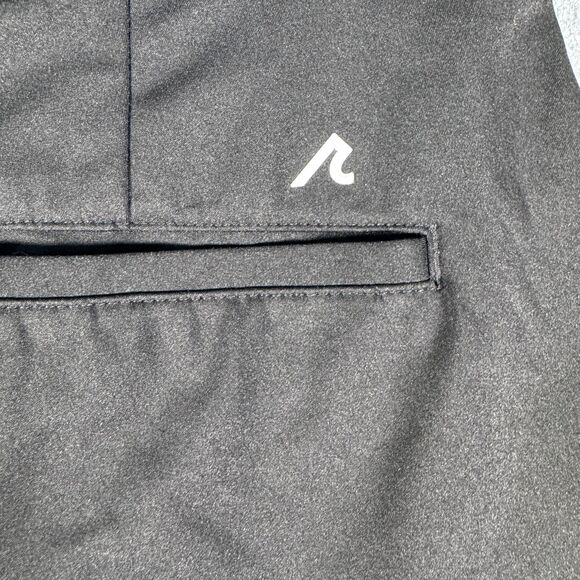 Redvanly Shorts Mens Size Small Black Chino 9" Inseam Golf Performance Pull On - Picture 5 of 8